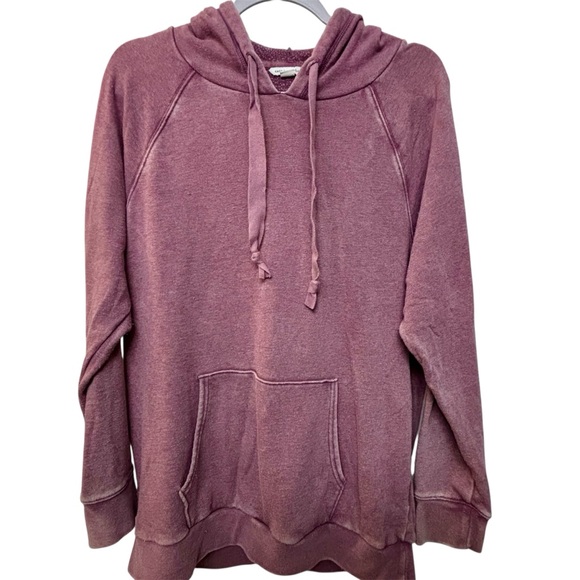 American Eagle Outfitters Tops - American Eagle Hooded Lightweight Sweatshirt Mauve Size Medium